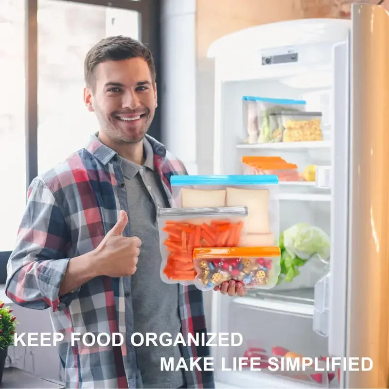 ToughSeal Reusable Food Storage Bags