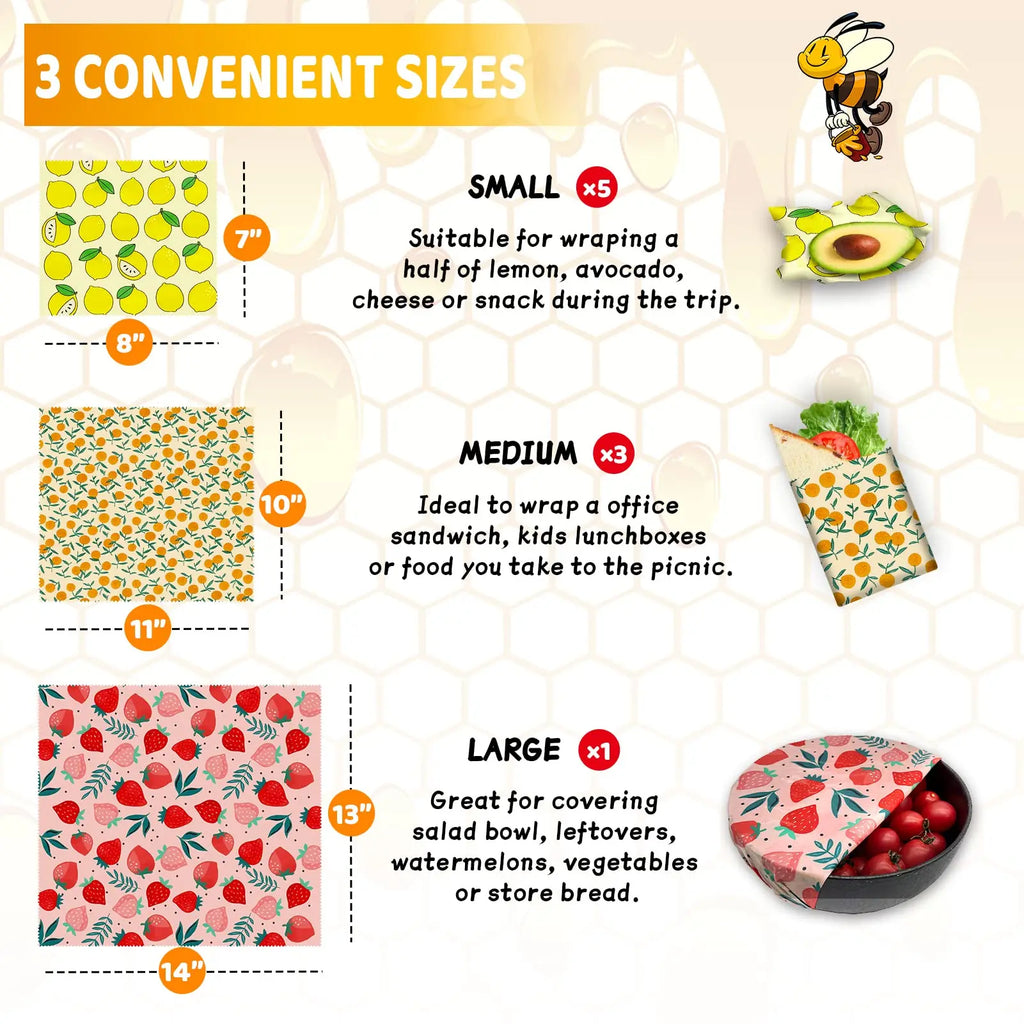 SunnyWrap Organic Beeswax Set
